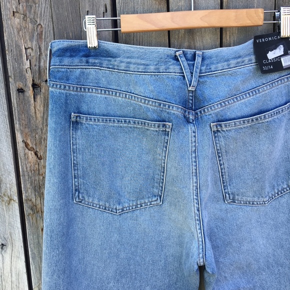 NWT Veronica Beard Blake High Waist Straight Leg Jean Nova Blue Wash 32 - Picture 12 of 16